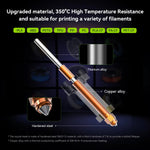 Creality K2 Plus Ceramic Hotend Kit High Thermal Conductivity Quick-swap Nozzle 350°C High Temperature Resistance