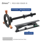 Woodworking Bench Screw Leg Vise Workbench Inertia Leg Clamps with Handwheel & Parallel X-Bracket, Stainless Steel Screws, Heavy Duty Woodworking Table Vise Clamps Set for DIY Accessories