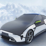 Car Windshield Frost Cover Winter Car Window Snow Anti UV Block Extended Engine Hood Full Car Cover for Four Seasons