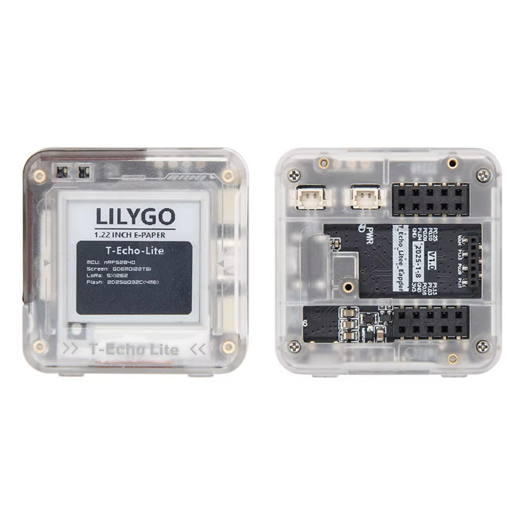 LinkMejor® T-Echo Lite NRF52840 LoRa E-Paper Display 868MHz Ultra-Low Power Module GPS Expansion Development Board