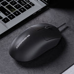 LinkMejor S310 Wired Office Mouse 1200 DPI USB Plug and Play Silent Click Ergonomic Mice