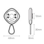Baseus Camera Detector for Anti Candid Security Protection Mini Pinhole Camera Lens Detect Gadget Hotel Peeping Detector