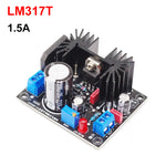 LM317T LM338T LT1083CP Adjustable DC Power Supply Board 1.5V-30V 1.5A 5A 7A AC DC Input LED Indicator