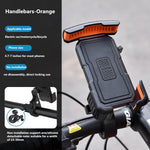 LinkMejor 4.7-7inch Adjustable Bike Phone Holder Shockproof Motorcycle Phone Handlebar Riding Navigation Frame 360 Rotation Bicycle Mount Accessories