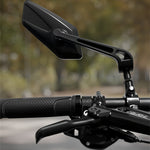 LinkMejor 1 Pair Bicycle Rearview Mirror 360° Rotation Anti-glare HD Wide Range Bike Handlebar Reflector Mirror for MTB Motorcycle E-bike