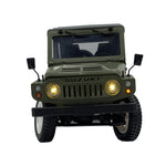 LinkMejor C84-1S 1/10 2.4G 4WD RTR RC Car JIMNY Truck Full-Scale Crawler Speed Switching Counterweights LED Lights Proportional Control Vehicle Models Toys
