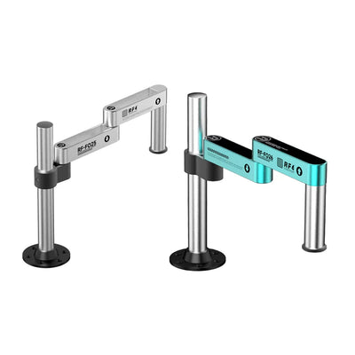 RF4-F025  RF4-F026 Microscope Swing Arm Stand Articulated 360 Degree Adjustable Metal Frame Stable Base Universal Fit for Repair Inspection Tools