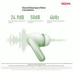 XIAOMI REDMI Buds 8 TWS Earbuds bluetooth Wireless ANC Earphone Actice Noise Cancelling 11mm Large Moving Coil LHDC Hi-Res Audio In-ear Sports Headphones