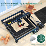 LinkMejor H3 400x400mm Laser Cutting Honeycomb Panel Workbench Suitable for Diode, CO2 Laser Engraving Machine  Professional metal clamps  Easy to Observe  Desktop Protection