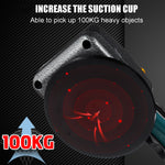 18V 6 Speed Tile Tiling Machine Vibrator Suction LED Light For 120x120cm Ceramic Floor W/ 2pcs Battery