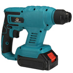 LinkMejor 21V 20mm Electric Brushless Impact Hammer Electric Drill Rechargeable Woodworking Maintenance Tool W/1pc/2pcs Battery EU Plug