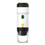 Comfook Portable Capsule Coffee Machine One-Touch Espresso Machine Cold & Hot Brew Rechargeable 7500mAh Battery Supports Capsules & Powder