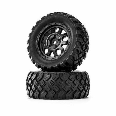 4PCS LinkMejor 3100A V3 1/16 Brushless RC Car Parts Tires Wheel Rims Glued Vehicles Models Spare Replacement F4312