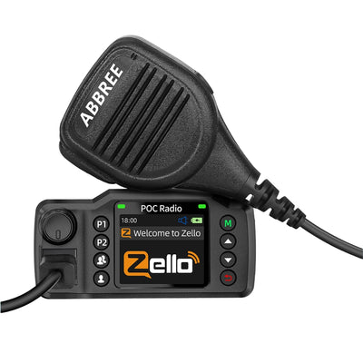 LinkMejor GP-8900 Plus 4G Car Radio Dual-SIM Unlimited Distance Zello Android 5.1 POC Radio Clear Sound Large Color Screen