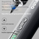 LinkMejor 8.8F Electric Screwdriver Set Rechargeable 2000mAh Type-C Portable Power Tools with LED Light 28 Bits Home Repair Kit