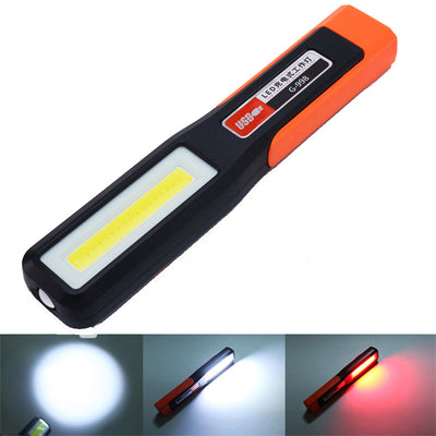 LinkMejor LED Work Light Car Garage Mechanic Lamp USB Rechargeable Flashlight with Magnetic Torch Emergency Light Warning Lantern