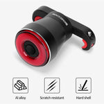 LinkMejor Q5 Smart Auto Brake Sensing Bicycle Taillight Vibration Sensor Wake-up IPX6 Waterproof USB Charging Bike Rear Light for Night Riding