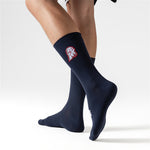 LinkMejor Breathable Sweat-wicking Cycling Socks High Elastic Soft Comfy Knee-high Socks Outdoor Jogging Sports Socks
