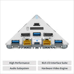 M5Stack AI Pyramid Computing Box Pro 8GB LPDDR4x+32GB eMMC AX8850 High Performance Audio&Visual Subsystem Multi I/O Suite Development Board Module