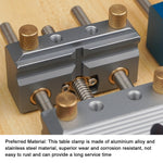 Aluminium Alloy Precisions Table Clamp 180mm Bench Vise Multi-function Mini Table Clamp Household DIY Woodworking Clamp