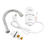 3000W Fast Electric Water Heater Tap IPX4 Waterproof Instant Heating Multi-layer Coated EU Plug Kitchen Faucet