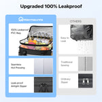 LinkMejor Backpack Cooler Insulated 75 Cans w/ Insulating Cover, Upgraded Leakproof Soft Cooler Backpack 2 Compartment for Camping Hiking Picnic Beach