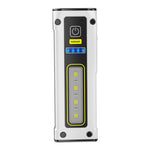 LinkMejor COB LED Flashlight 2000mAh 7Gear Double Light Source Flashlight Mini Torch Magnet Emergency Power Bank Portable Outdoor Camping Light
