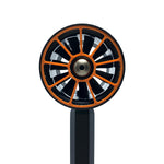 64mm Turbo Fan High-Speed Brushless Motor 2200g Thrust Compatible with Dewal/Mak/Milwauke 18/21V Batteries Ergonomic Press Type Speed Regulation Perfect for Vehicle Drying