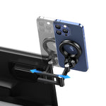 LinkMejor US-ZJ076 Magnetic Car Phone Holder 360° Rotary Center Console Mount Stand for iPhone 16 15 Pro 14 13 12 Pro Max for Samsung Galaxy Z Flip6 for Oppo A5 Pro for Xiaomi 15pro