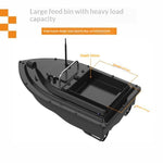 LinkMejor D16B Smart Remote Control Fishing Bait Boat GPS Positioning Automatic Return Delivery 500M Fixed Point 2Kg Load Baiting Hook-feeding Boat