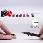 9PCS Universal 2mm Test Probes and Clips for Multimeters Easy Installation Robust Steel Design for Accurate Measurements in Automotive and Electrical Applications
