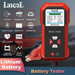Lancol MICRO-500 Battery Tester 12V Lead-Acid Lithium CCA 40-3000 Color LCD Display QR Code Storage Multi-Language Support