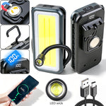 Bikight K587 2000mAh Rechargeable COB LED Work Light Stepless Dimming Magnetic Base IPX4 USB Charging Emergency Power Bank