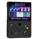 [64G] DC45V10000+ Games Open Source Handheld Console 4.5 Inch IPS Screen RK3326 WiFi 4000mAh Retro Game Emulator Portable Linux Gaming Device with Vibration RGB Joystick