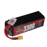 LinkMejor 6S 22.2V 3300mAh 120C 73.26Wh LiPo Battery XT60 Plug for RC Drone