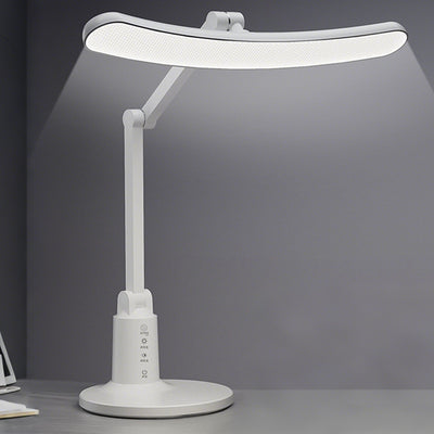Elfeland Rechargeable LED Desk Lamp with 360° Adjustable Arm 4 Brightness Levels 3 Color Temperatures 45-Min Timer & Eye Protection