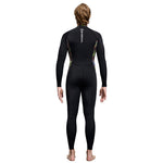 LinkMejor Men Full Body Dive Skins Wetsuit UPF50+ Sun Protection Quick-drying One-piece Long Sleeve Diving Top Pant Front Zip High Elastic Thin Snorkeling Clothes for Surfing Swimming