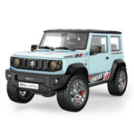 TRASPED HG4-210 RTR 1/16 2.4G 4WD RC Car for SUZUKI JIMNY Rock Crawler LED Light Simulated Smoking Sound Metal Gears Oil Filled Shocks Drive Shaft Wheel Rims Off-Road Climbing Truck Vehicles Models Toys