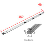 LinkMejor Custom Slider Miter Bar Fit For U Shape or T Shape Slot Customized According To Your Drawing Please note the size information