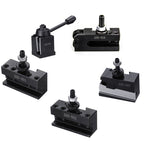 Drillpro 250-000 Cuneiform GIB Type Quick Change Tools Kit Tool Post 250 001-010 Tool Holder for Lathe Tools