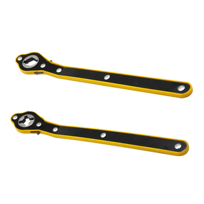 Jack Ratchet Wrench Dual Interface Design High Strength Steel Anti Rust Portable Labor Saving Tool