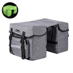 WEST BIKING 25L Bicycle Pannier Bag Waterproof Bike Rear Seat Bag Large Capacity Tail Seat Luggage Carrier Cycling Bags for MTB