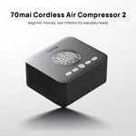 70mai TP07 Cordless Air Compressor 2 150PSI Tire Inflator Digital Display Portable Wireless LED Light Air Pump for Car Bike Motorcycle Ball Camping