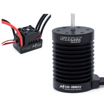 LinkMejor HOBBY M2845/M540 All Black Waterproof Brushless Motor W/ M45A Waterproof ESC 4.0 Connector Suitable for 1/14 Model RC Car Parts