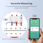 Zemismart Zigbe 3 Phase Electric Energy Meter 63A Smart Power Consumption Monitor Sensor Zigbee2mqtt works with Tuya Home Assistant