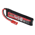 5 PCS ZOP Power 3.8V 450mAh HV 80C 1S LiPo Battery with JST Plug for RC Drone