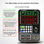 LinkMejor HP3010 Adjustable DC Power Supply 0-30V 10A 300W USB dual fast charging ports Encoder precise adjustment High Precision Digital Regulated Bench Power Supply LED Display Memory Function