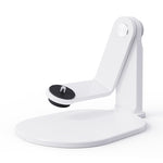 360° Rotary Rocking Arm Projector Stand Ajustable Mount Bracket with 1/4" Screw for Video Projector Home Theater