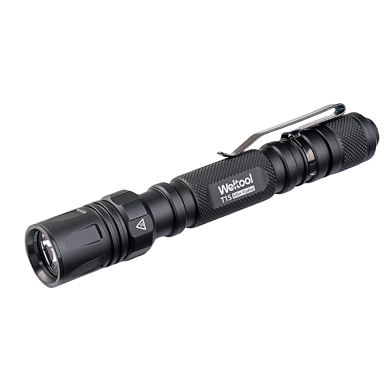 Weltool T15 1400lm 464m Elfin Flutist 14100 14500 LED Tactical Flashlight Penlight