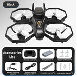 LinkMejor H118 PRO Stewind Shuttle Drone WiFi FPV with LCD Screen Controller HD Camera Headless Altitude Hold Mode LED RC Quadcopter RTF